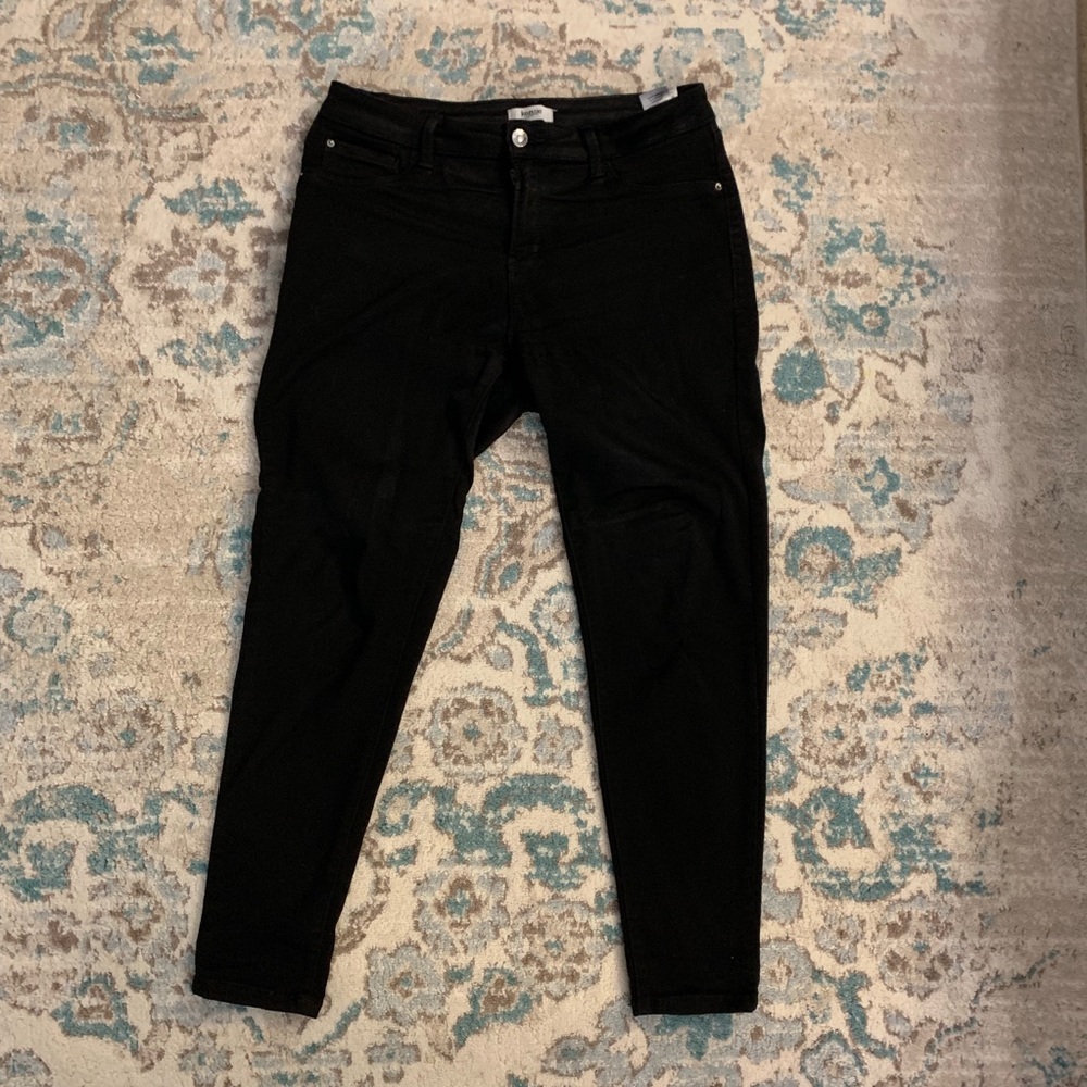 Kensie Black Skinny Jeggings Size 10/30